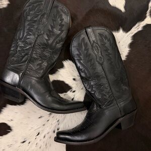 Black Western Cowboy Boots